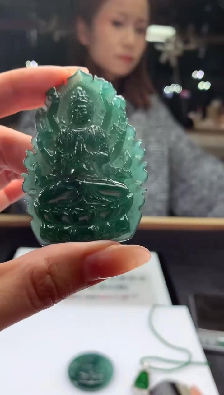 未镶嵌定制翡翠天然A货翡翠拍一发一