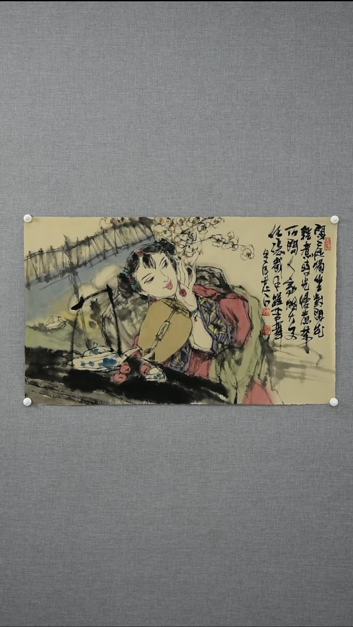 【闪购商品】绘画郑华杰-人物-3平尺-01