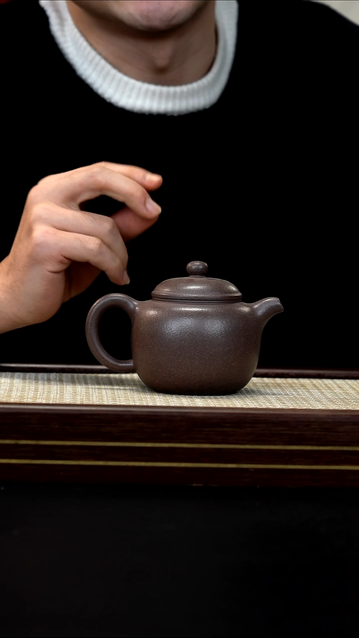 茶壶紫砂JF 桃花泥 匏尊