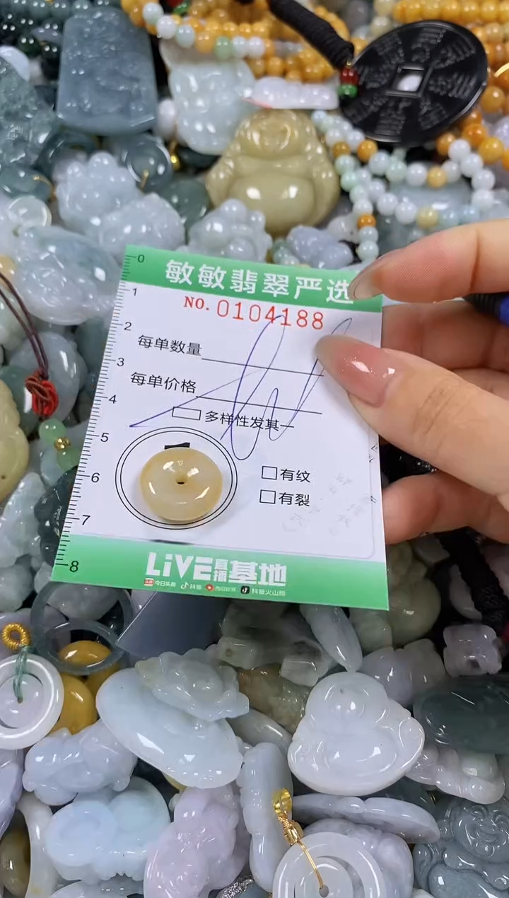 【闪购商品】翡翠颈饰未镶嵌闪购0104188多样性发其一