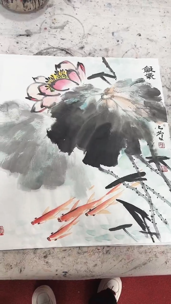 国画李火庆/国画/花鸟