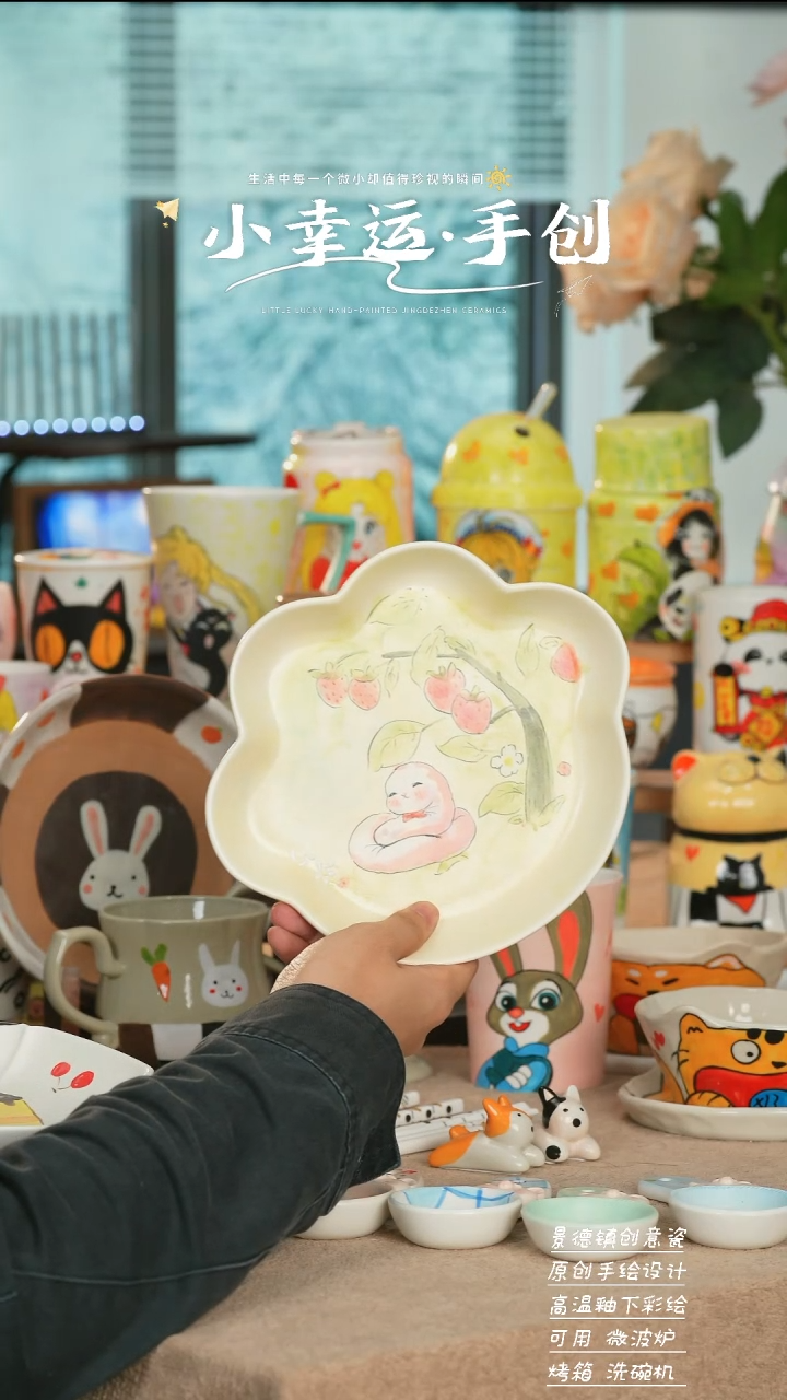 景德镇纯手工手绘陶瓷