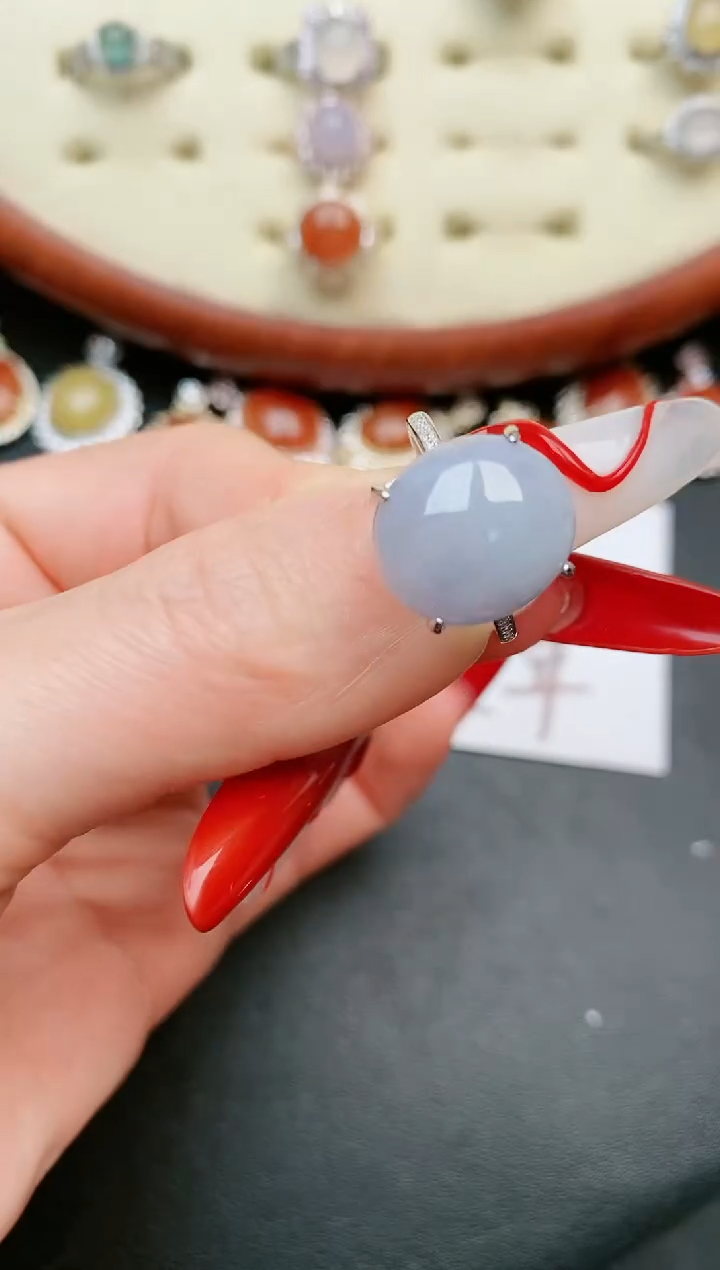 【闪购商品】翡翠戒指银S925镶嵌.....