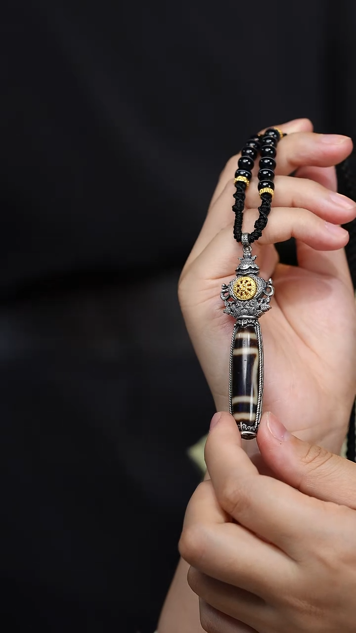 玛瑙/玉髓（覆膜）颈饰银S925镶嵌多宝项链多样性发其一