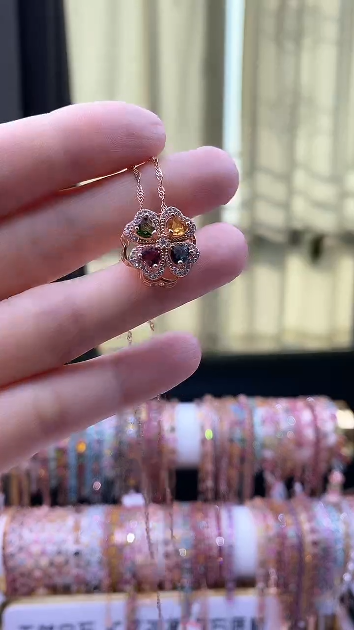 【闪购商品】碧玺吊坠银S925镶嵌666666666666