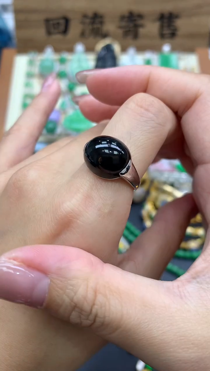 【闪购商品】翡翠戒指18K金镶嵌447-中国好珍宝