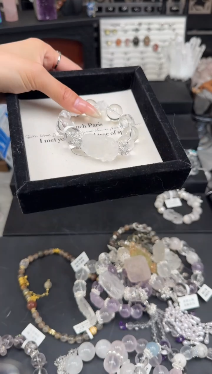 【闪购商品】水晶手链未镶嵌天然水晶 多样性发货