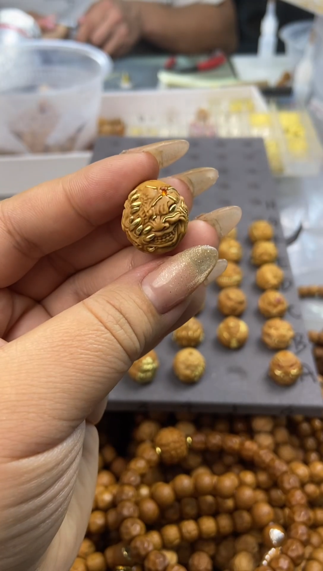 吊坠文玩核桃欧****涯45恶僧