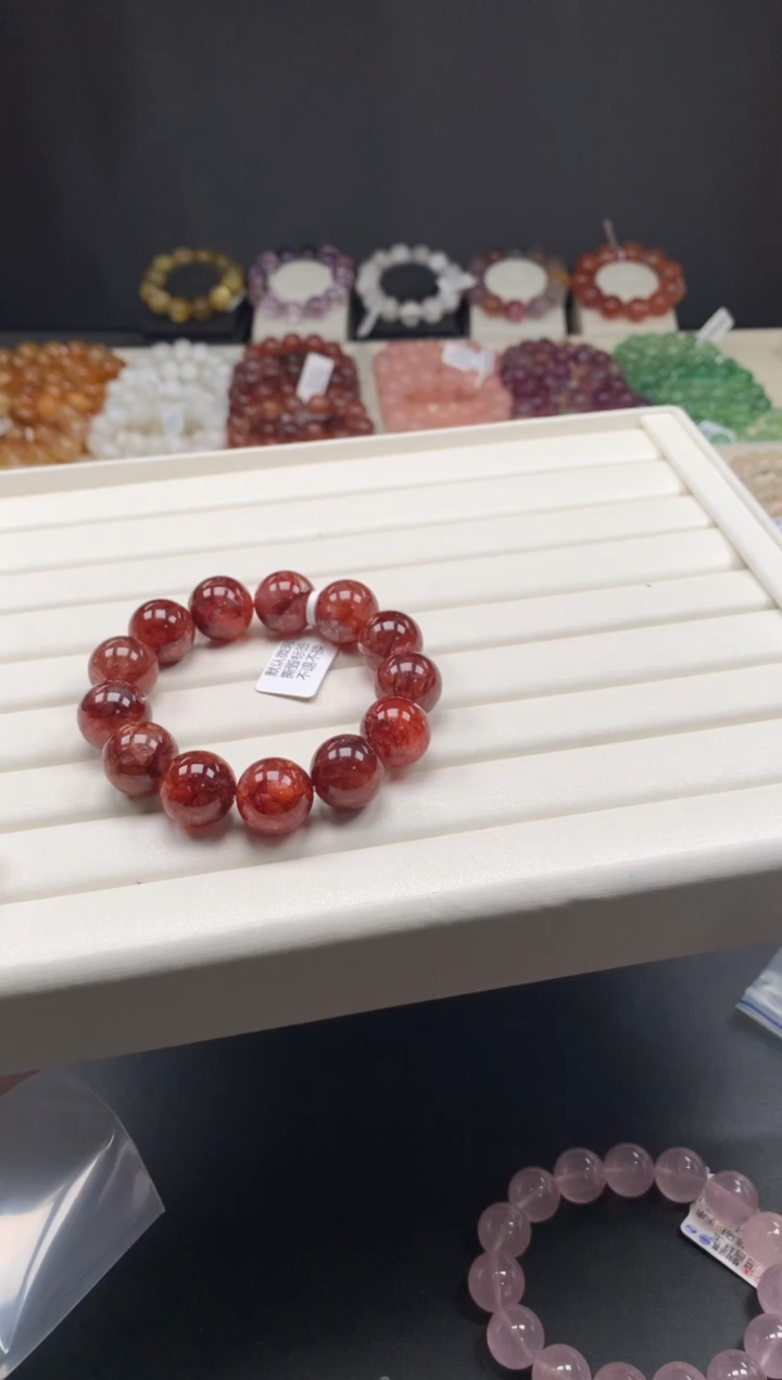 【闪购商品】水晶手链未镶嵌红胶花17，A51