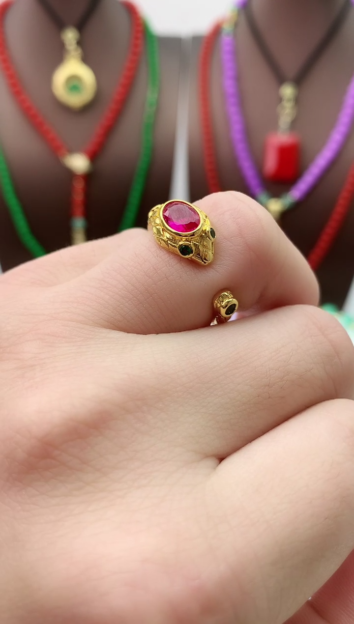 【闪购商品】查罗石戒指合金J31戒指