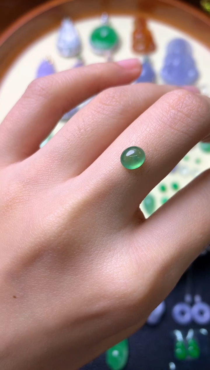 【闪购商品】定制翡翠未镶嵌裸石（镶嵌定制）