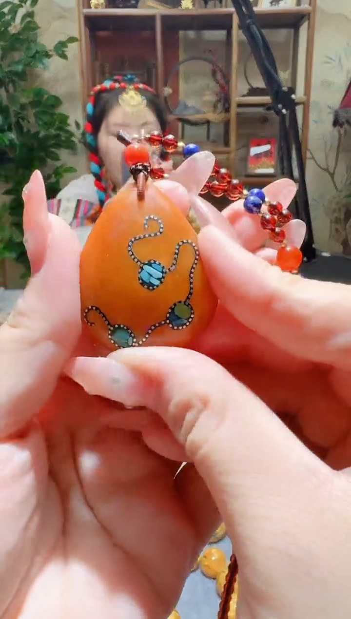 蜜蜡颈饰未镶嵌9310天然蜜蜡珠宝奇石全都保真