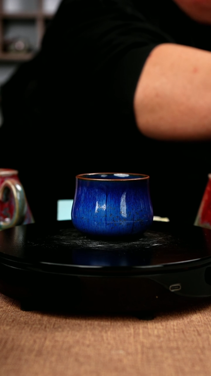 【闪购商品】235#崔小宁一级品原矿钧瓷炉钧釉卢氏杯