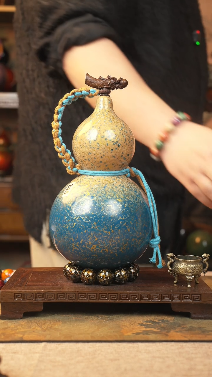 【闪购商品】245大漆葫芦一物一拍记葫堂出品