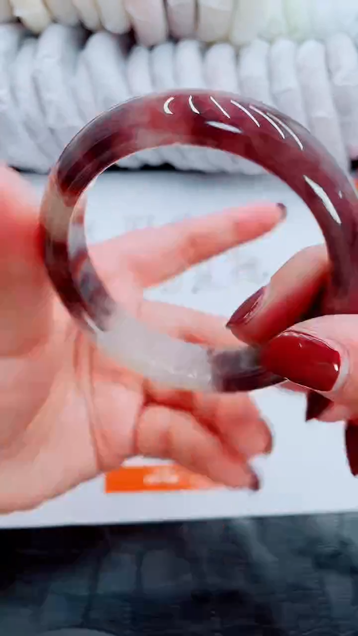 【闪购商品】石英质玉手镯未镶嵌Q156-56-57