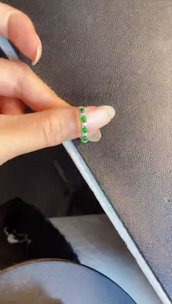 吊坠(不含链)银S925镶嵌翡翠1