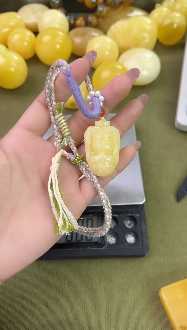 裸石琥珀未镶嵌天然琥珀蜜蜡吊坠