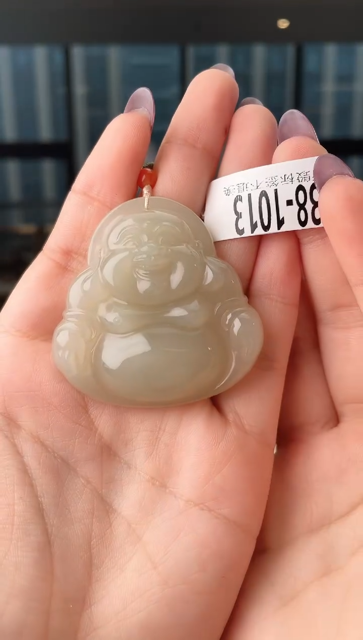 颈饰未镶嵌和田玉佛公 1013