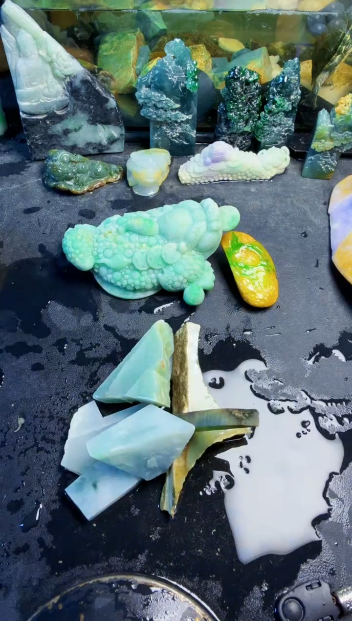 未镶嵌挂件翡翠天然翡翠044