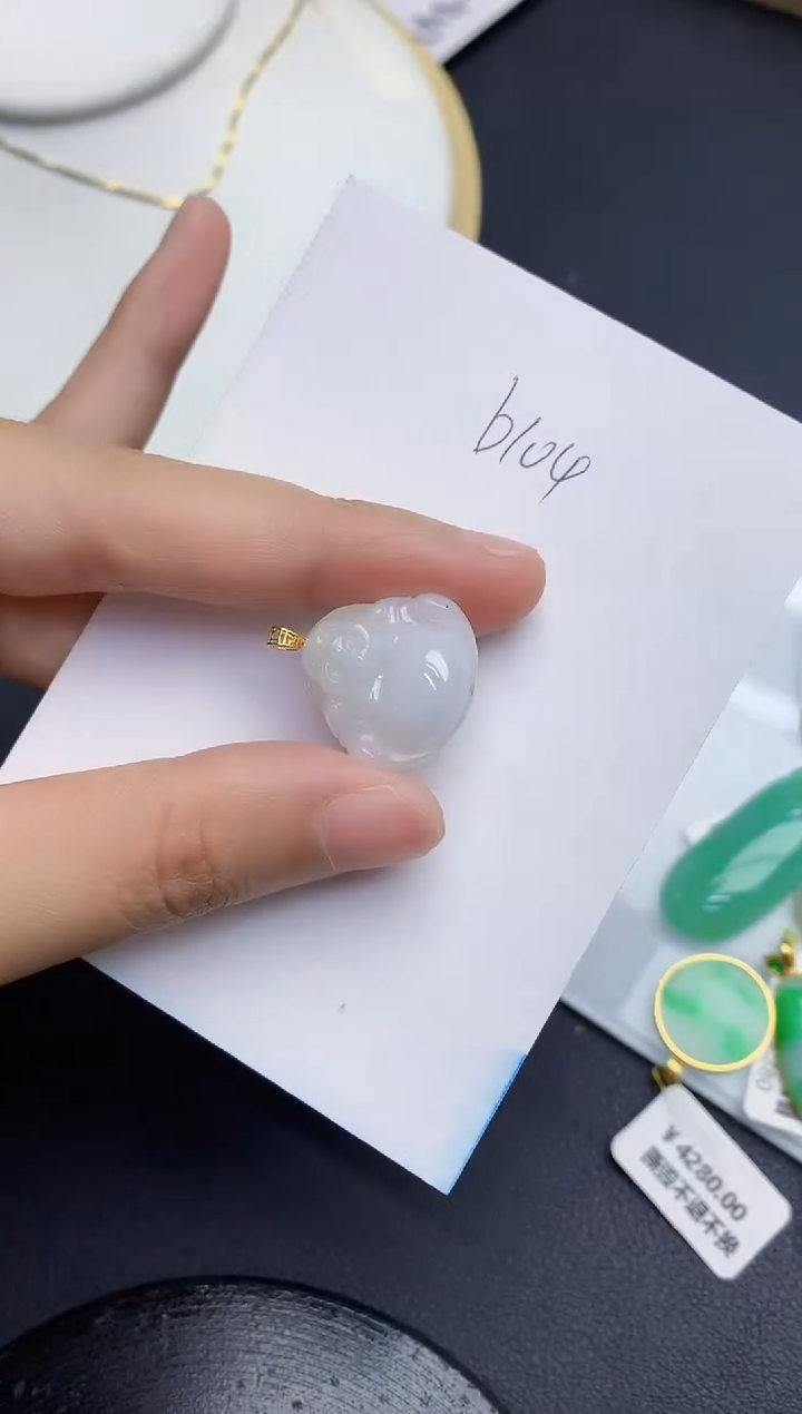 【闪购商品】翡翠颈饰18K金镶嵌000000000