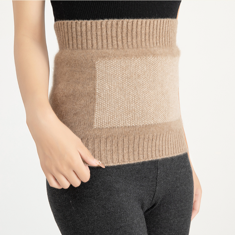 男女同款双股加厚山羊绒高弹保暖护腰