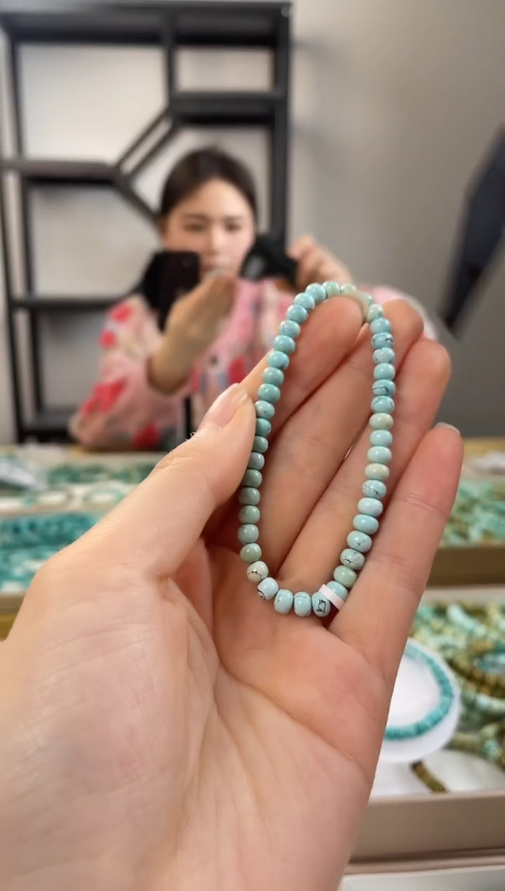 【闪购商品】绿松石珠宝奇石未镶嵌5+mm