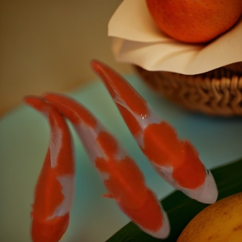 血统 红白鲤鱼 观赏鱼  锦鲤鱼 