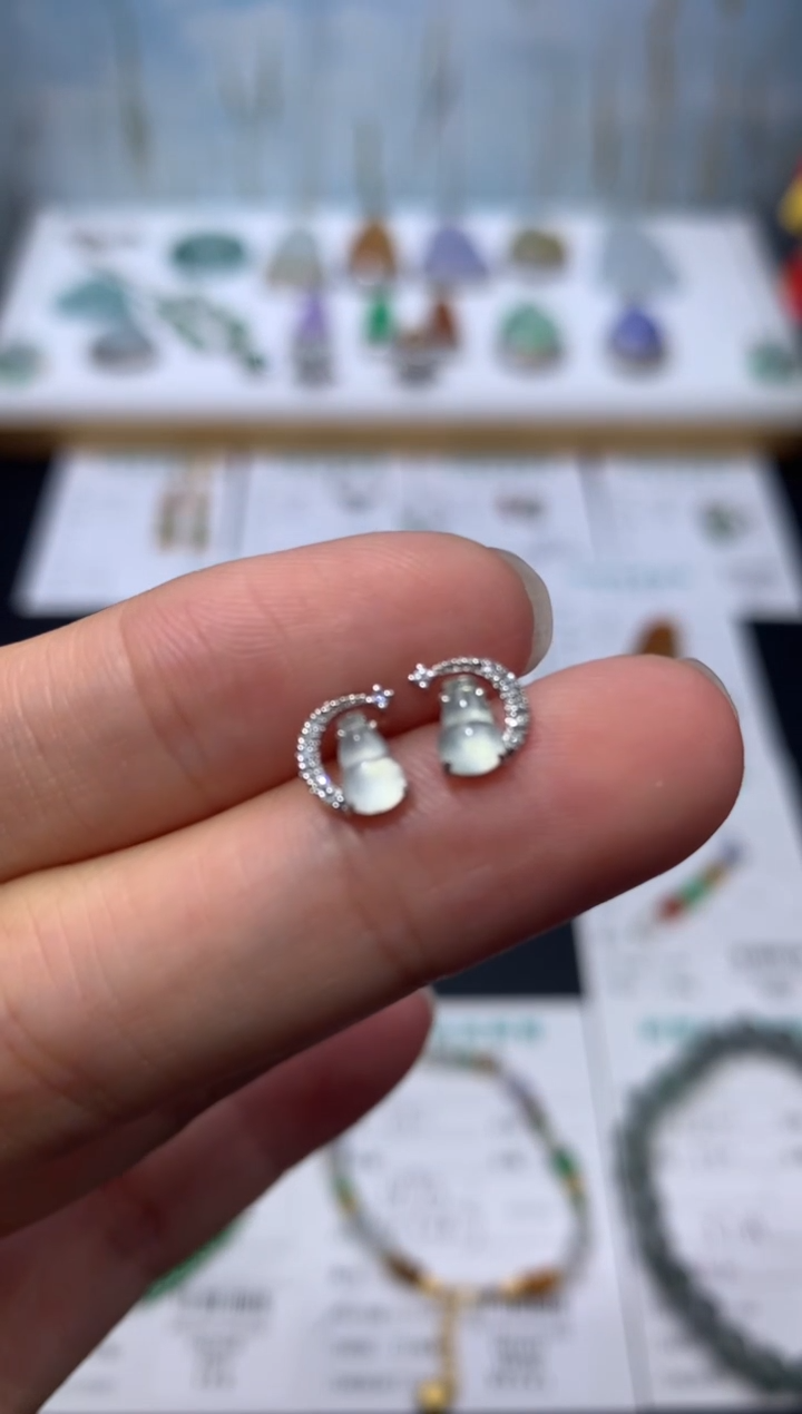 【闪购商品】定制翡翠18K金镶嵌不退不换 无鉴赏期