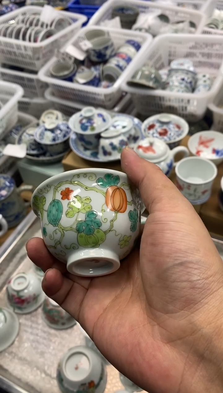 摆件陶景德陶瓷茶具容量约100