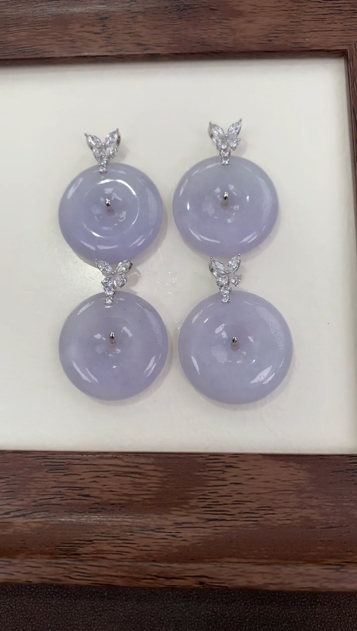 颈饰银S925镶嵌翡翠天然缅甸a货翡翠(多样性发其一