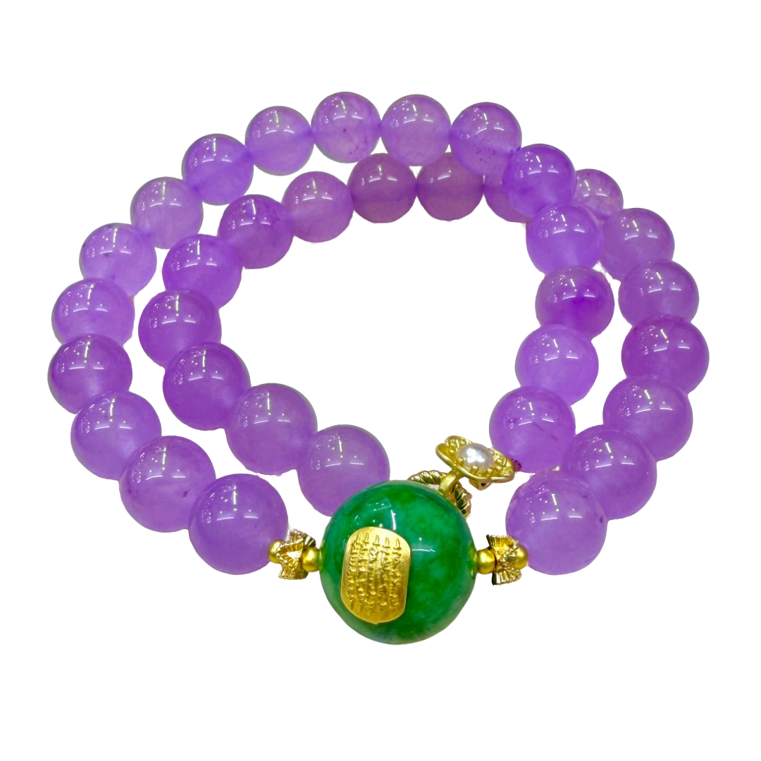 【小天总专属】H026 精美紫 罗 兰项链 多样性发其一