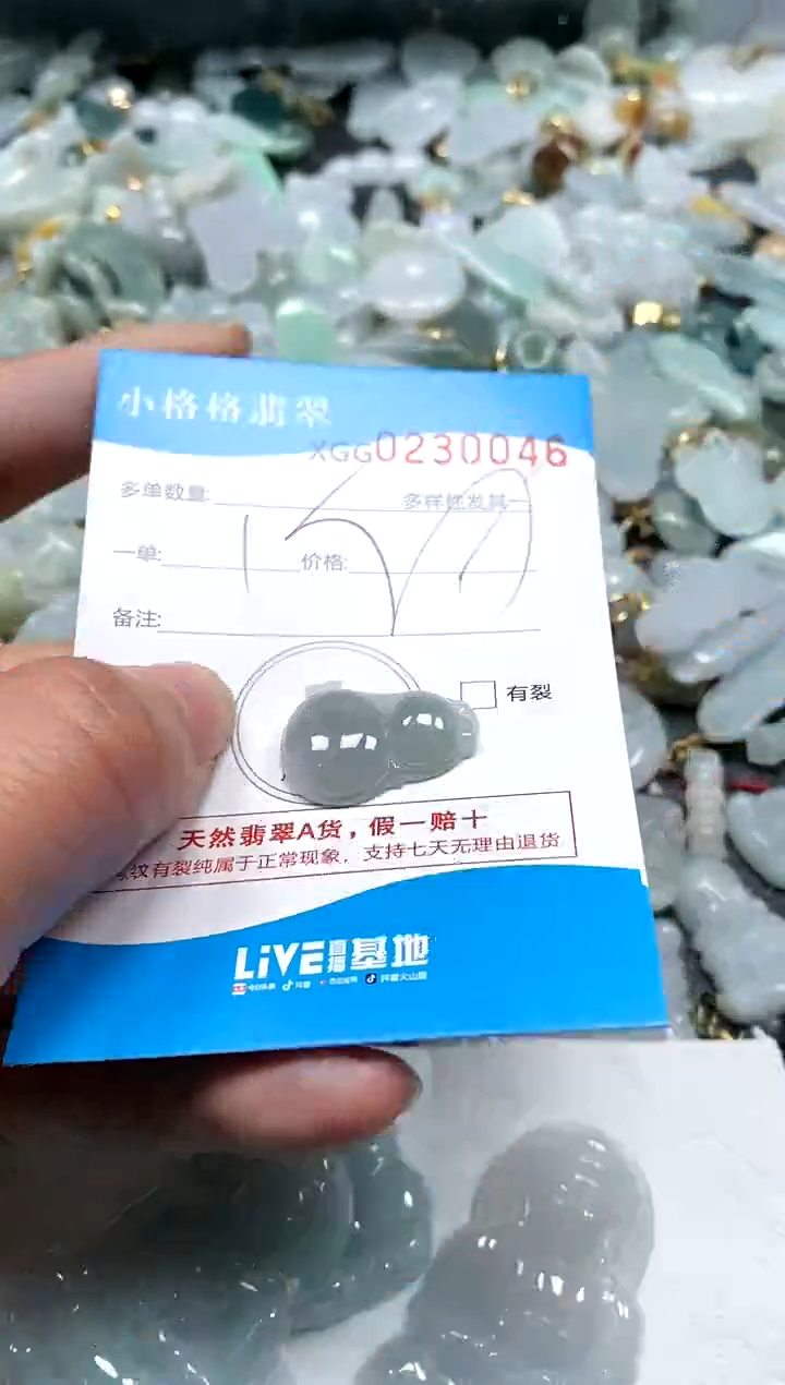【闪购商品】翡翠颈饰未镶嵌闪购商品0230046