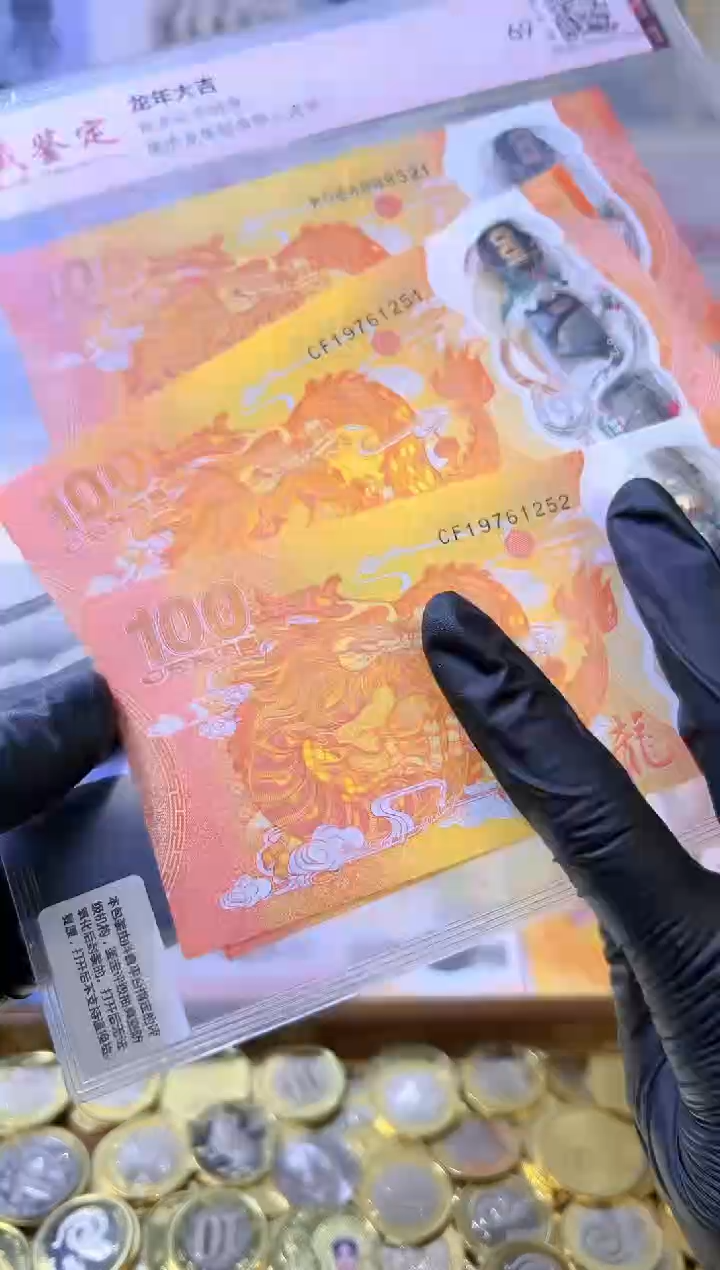 【闪购商品】其他普通金属龙年大吉纪念合集（塑料）