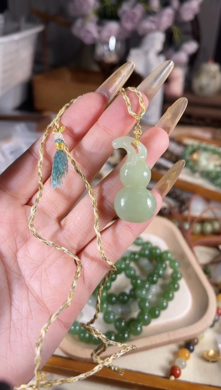 项链未镶嵌和田玉多样性发其一孤品默认微瑕