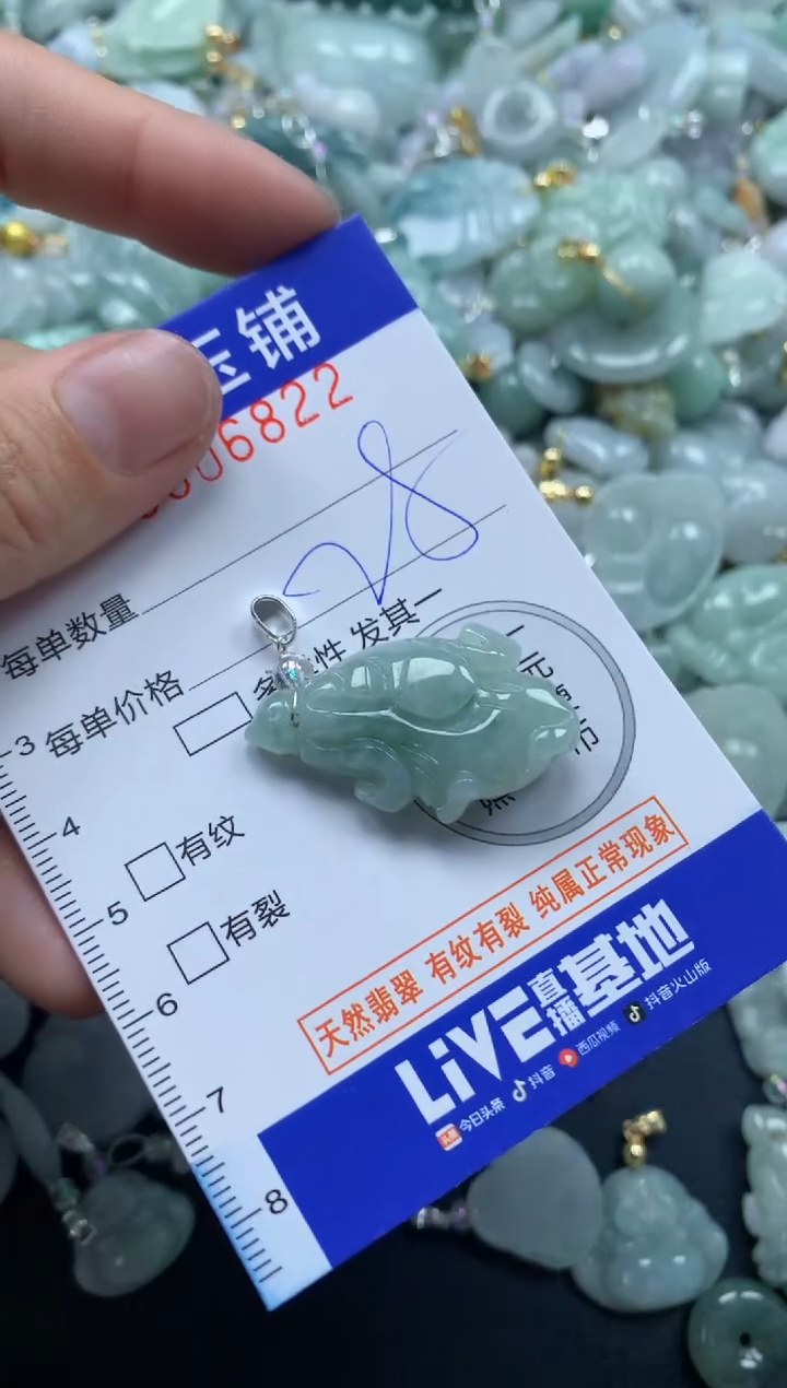 颈饰未镶嵌翡翠6822