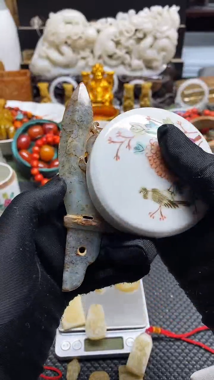 【闪购商品】瓷片瓷器瓷片 摆件1个