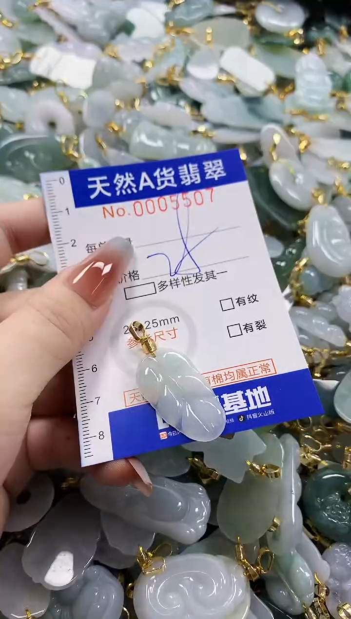颈饰未镶嵌翡翠天然A货翡翠