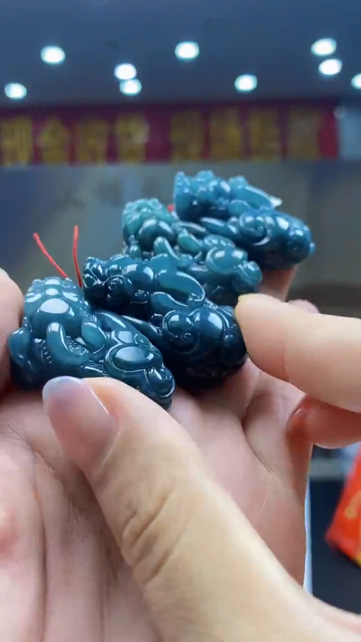 定制翡翠未镶嵌多样性发货【只发一对】*q15