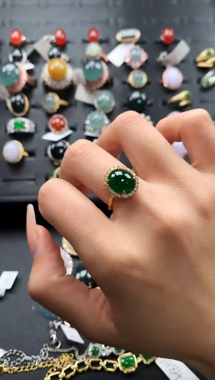 【闪购商品】翡翠戒指未镶嵌456364364