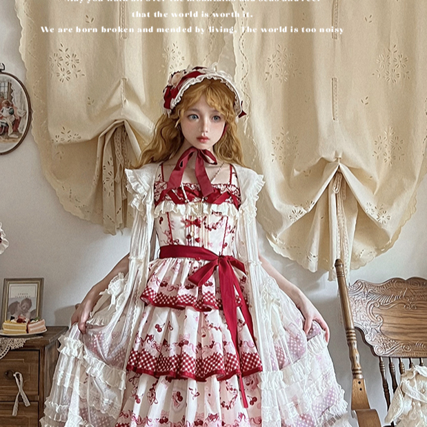 【七团尾款】樱桃熟了jsk原创Lolita甜心贩售机段段日常cla系田园风