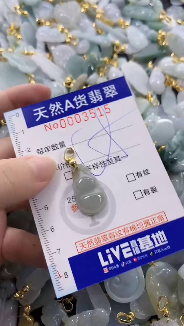 颈饰未镶嵌翡翠天然A货翡翠