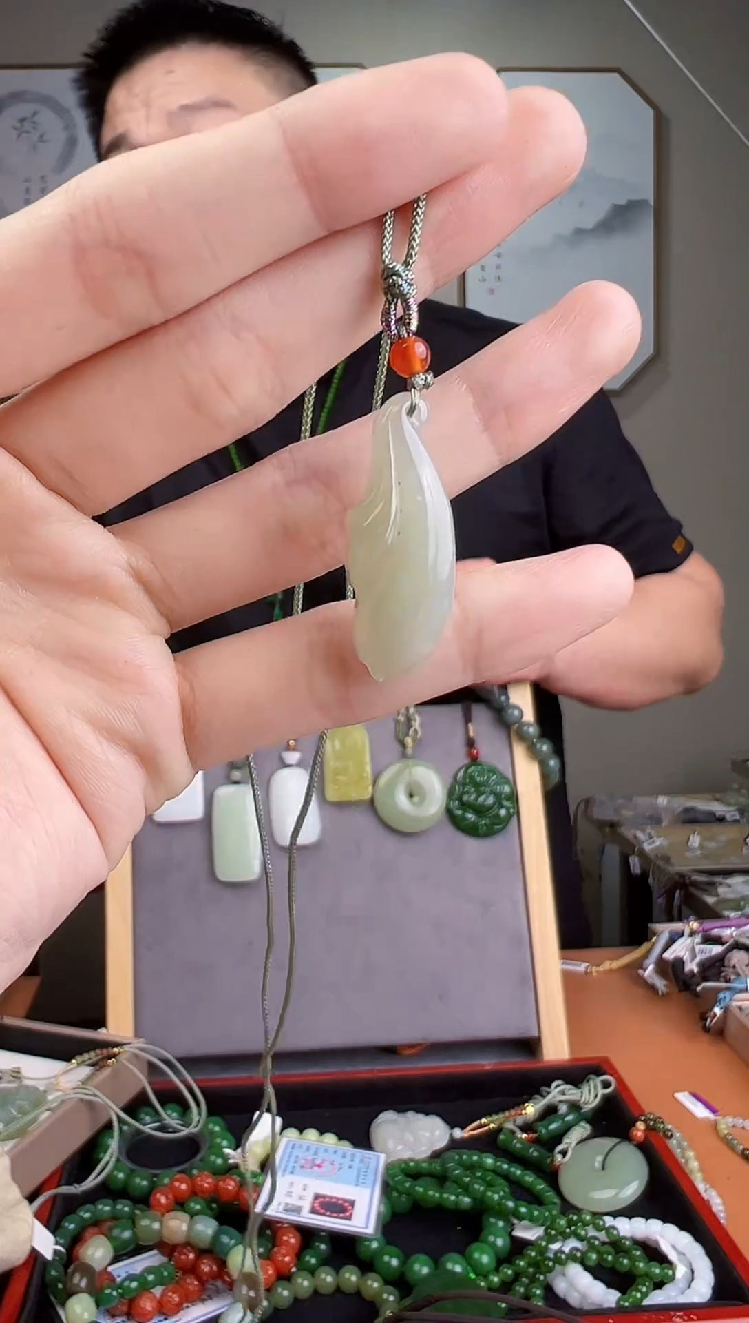 颈饰未镶嵌和田玉多样性发货 拍一单发一个