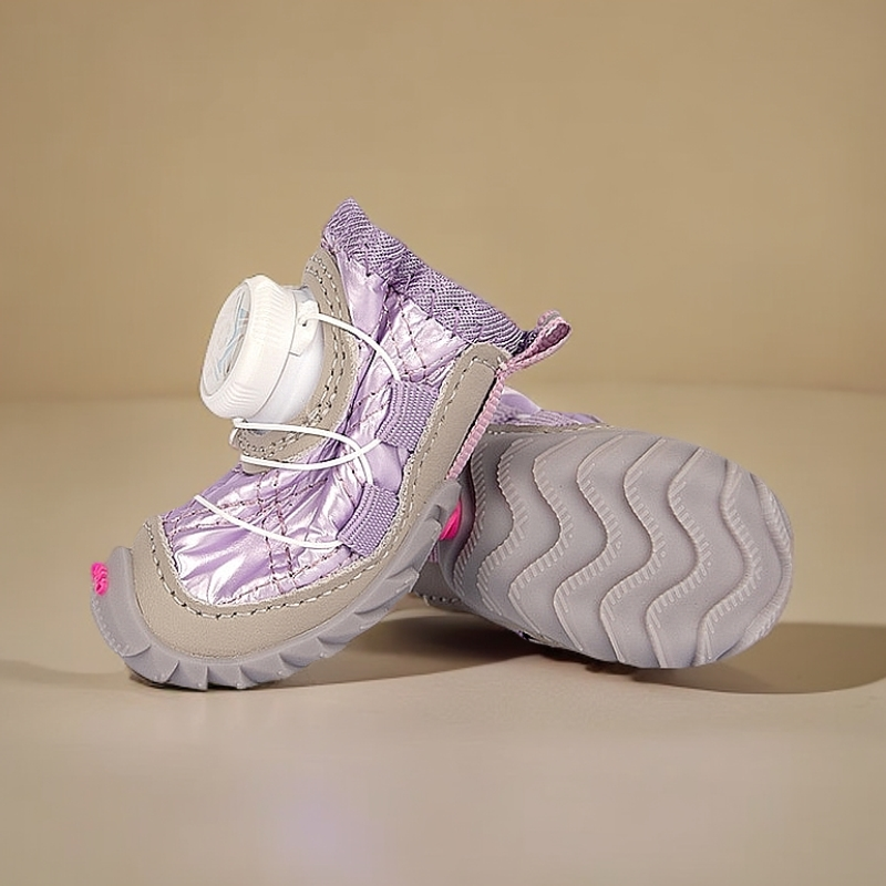 旋转加棉纽扣款泰迪博美比熊鞋子软底厚底保暖外出防水旋转纽扣