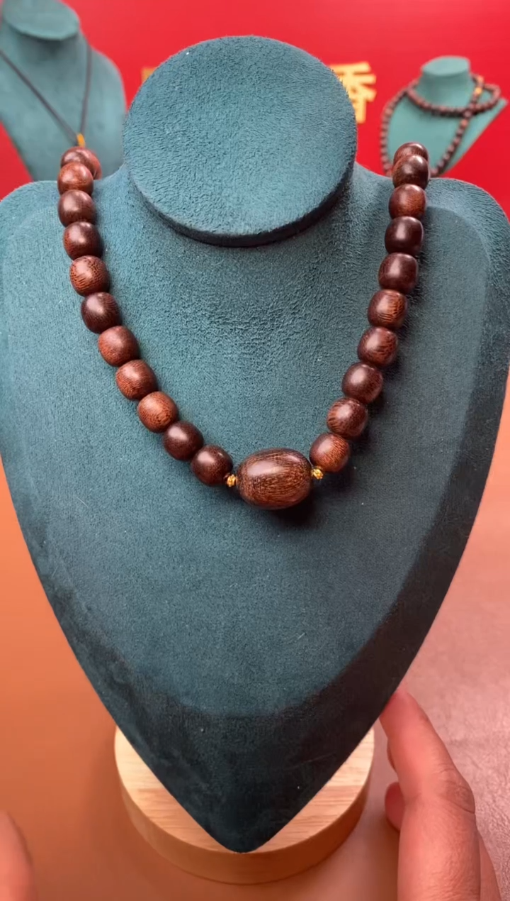 【闪购商品】沉香手串M紫棋玉化10*10老型三圈款