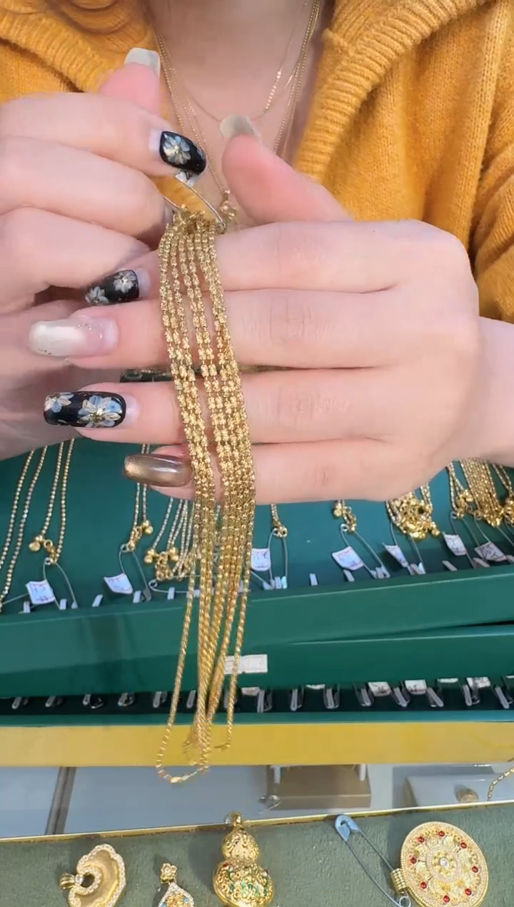 钻石桶珠固定 45长 2.70 （附带礼盒包装）