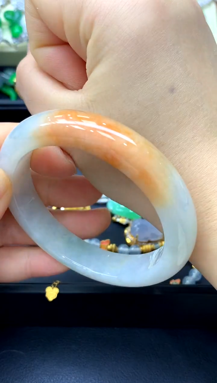 未镶嵌手镯翡翠425-中国好珍宝