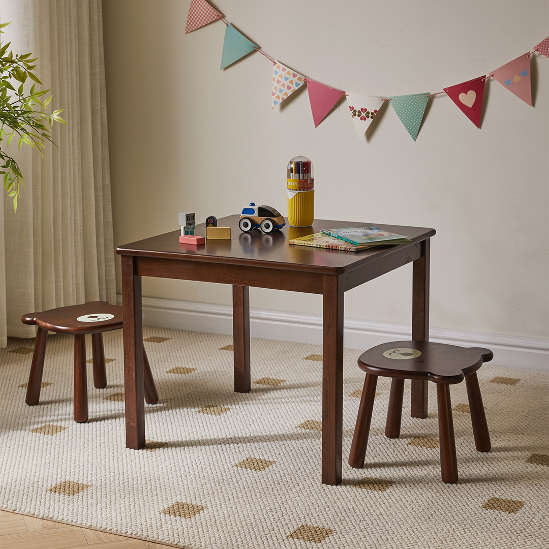 [童趣方桌]玩具餐桌实木餐桌写字桌