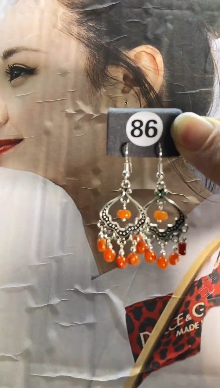 【闪购商品】翡翠耳饰银S925镶嵌86....