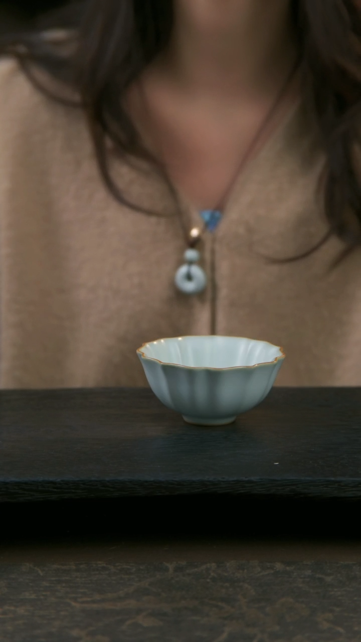 【闪购商品】杯荷瓣杯（开片不开片可选，默认开片）