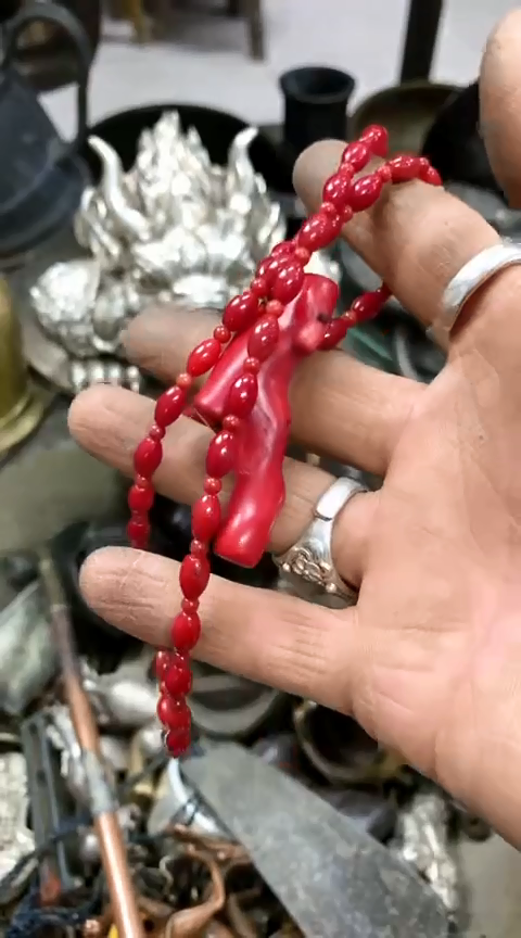 【闪购商品】一物一拍编号海红把件